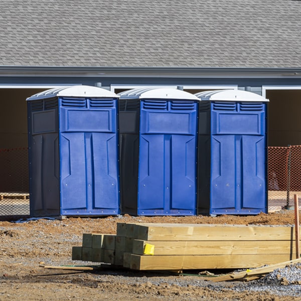 is there a specific order in which to place multiple porta potties in Citrus Hills